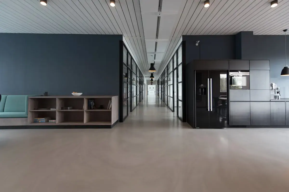 Bright modern professional office interior